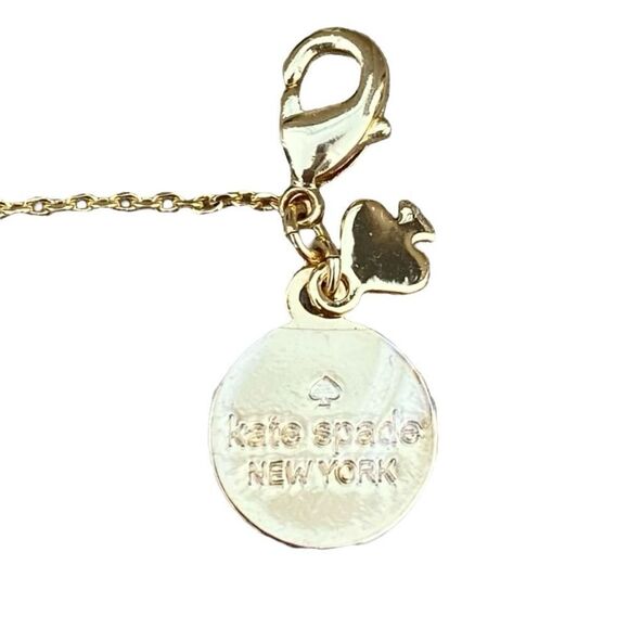 NWT New Kate Spade NY x Disney Collab Minnie Mouse Crystal Mini Pendant Necklace - Picture 8 of 10